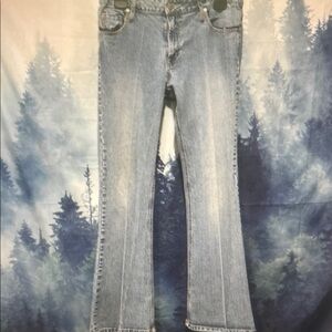 Vintage Y2K Zoey Beth Women's Bootcut Denim Jeans 9/10 Medium Wash Stretch